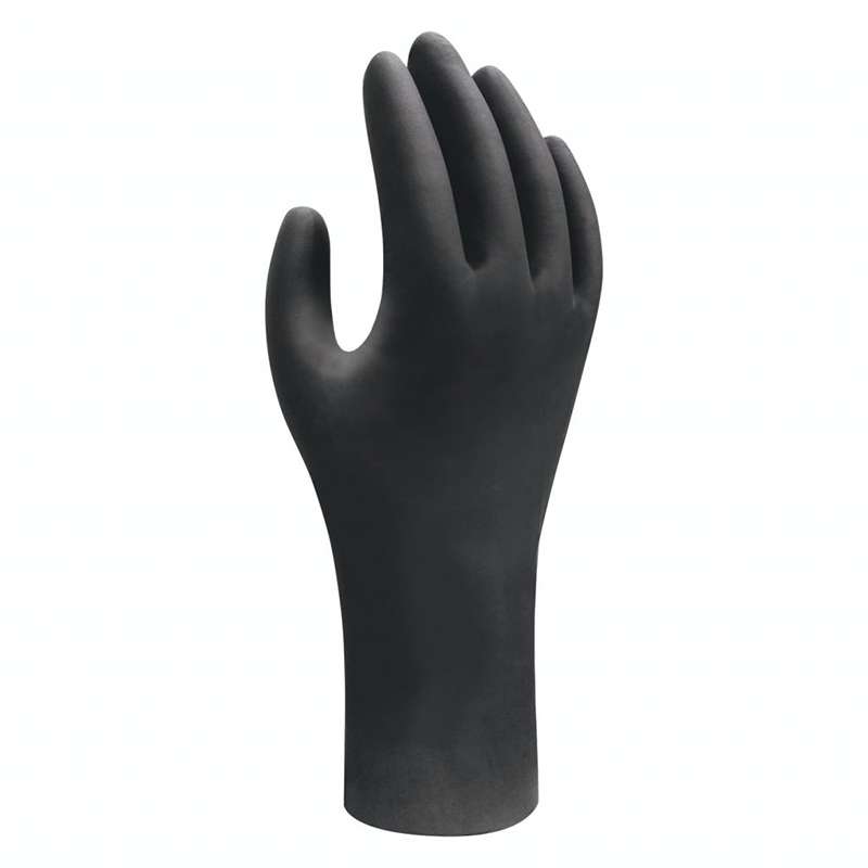 Nitrile Gloves, 4 mil, Medium, 100 per Box, Powder Free, Black
